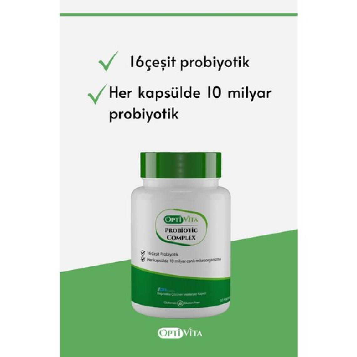 Optivita Probiotic Complex 30 Kapsül Probiyotik
