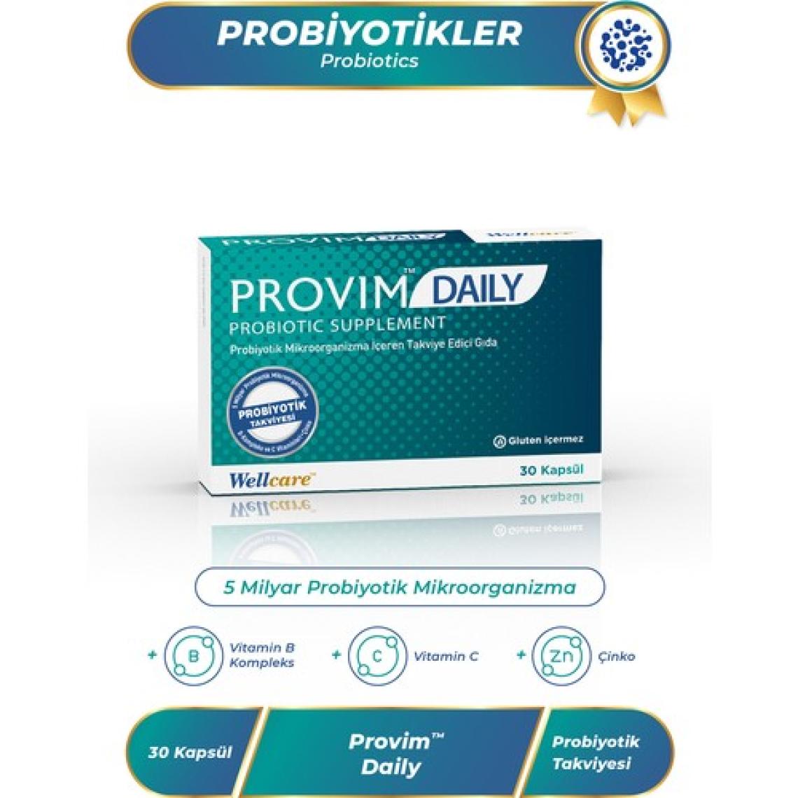 Wellcare Provim Günlük Probiyotik - 30 Kapsül