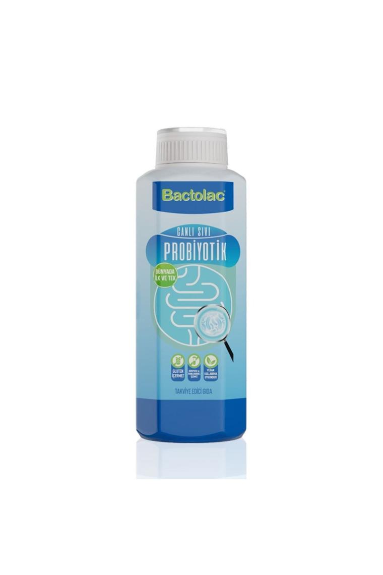 Bactolac Aktif Probiyotik - 1000 ml (Dünyada Canlı Organizma İçeren Tek Sıvı Probiyotik) Canlı Probiyotik