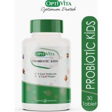 Optivita Probiotic Kids 30 Çiğneme Tableti - Çocuklar Için Probiyotik ve Vitamin Içeren Takviye