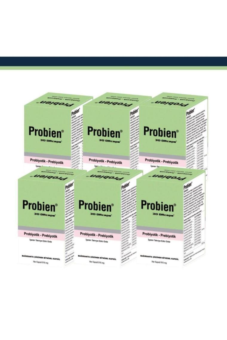 Probien Probiyotik Prebiyotik 30 Kapsül 6x