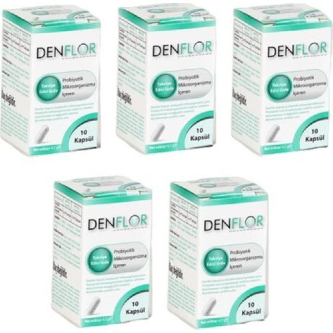 Denflor Probiyotik 10 Kapsul 5 Adet