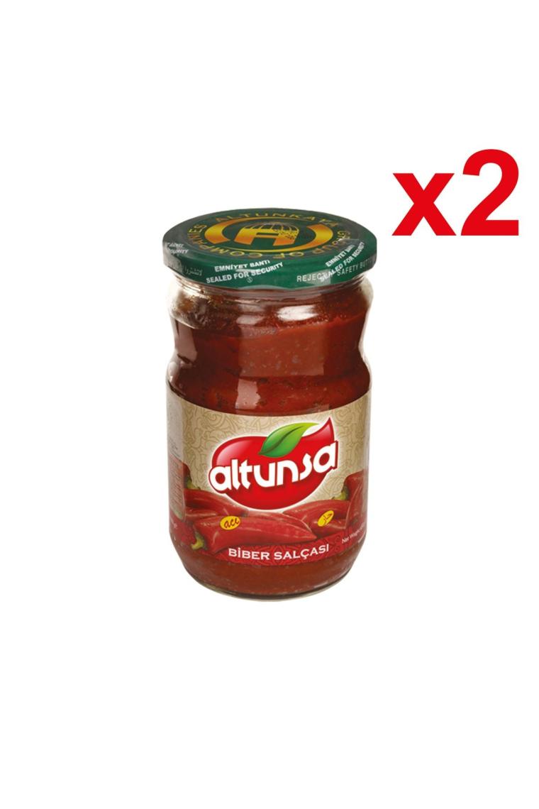 Altunsa Acı Biber Salçası 2 x 650 gr