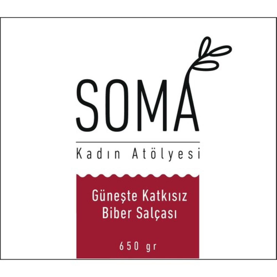 Soma Kadın Atölyesi Biber Salçası Katkısız Ev Yapımı (Güneşte Kurutulmuş) 650 gr