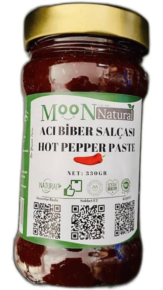 Moon Natural Acı Biber Salçası / Hot Pepper Paste