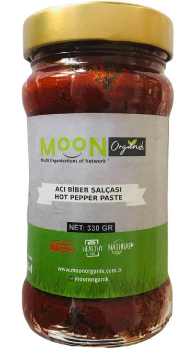 Moon Natural Acı Biber Salçası / Hot Pepper Paste
