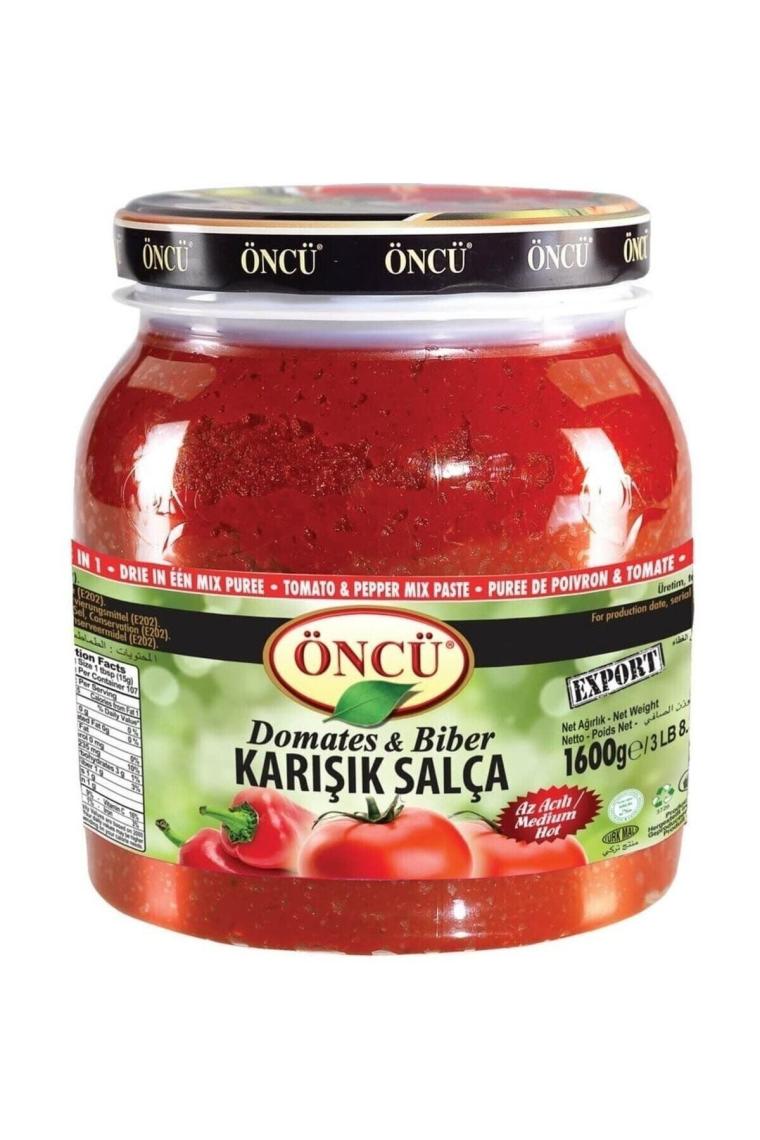 Domates Biber Karışık Salça 1600 gr
