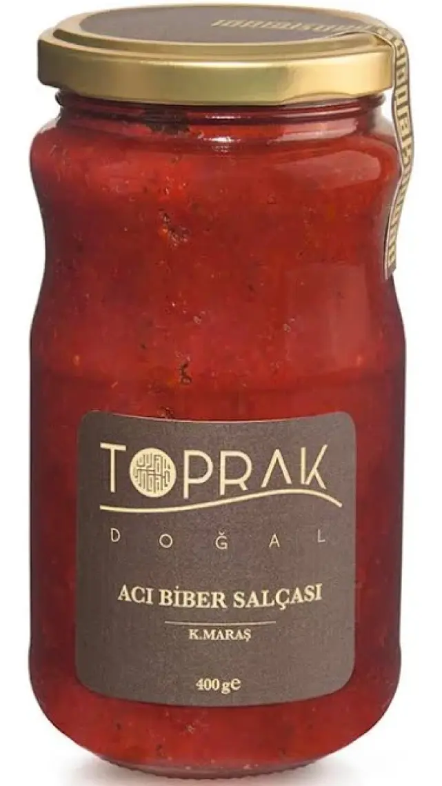 Toprak Doğal Acı Biber Salçası 400 G Kahramanmaraş