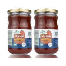 Organik Tuzsuz Domates Salçası 650 Gr - 2'li Paket ( Duble Konsantre )
