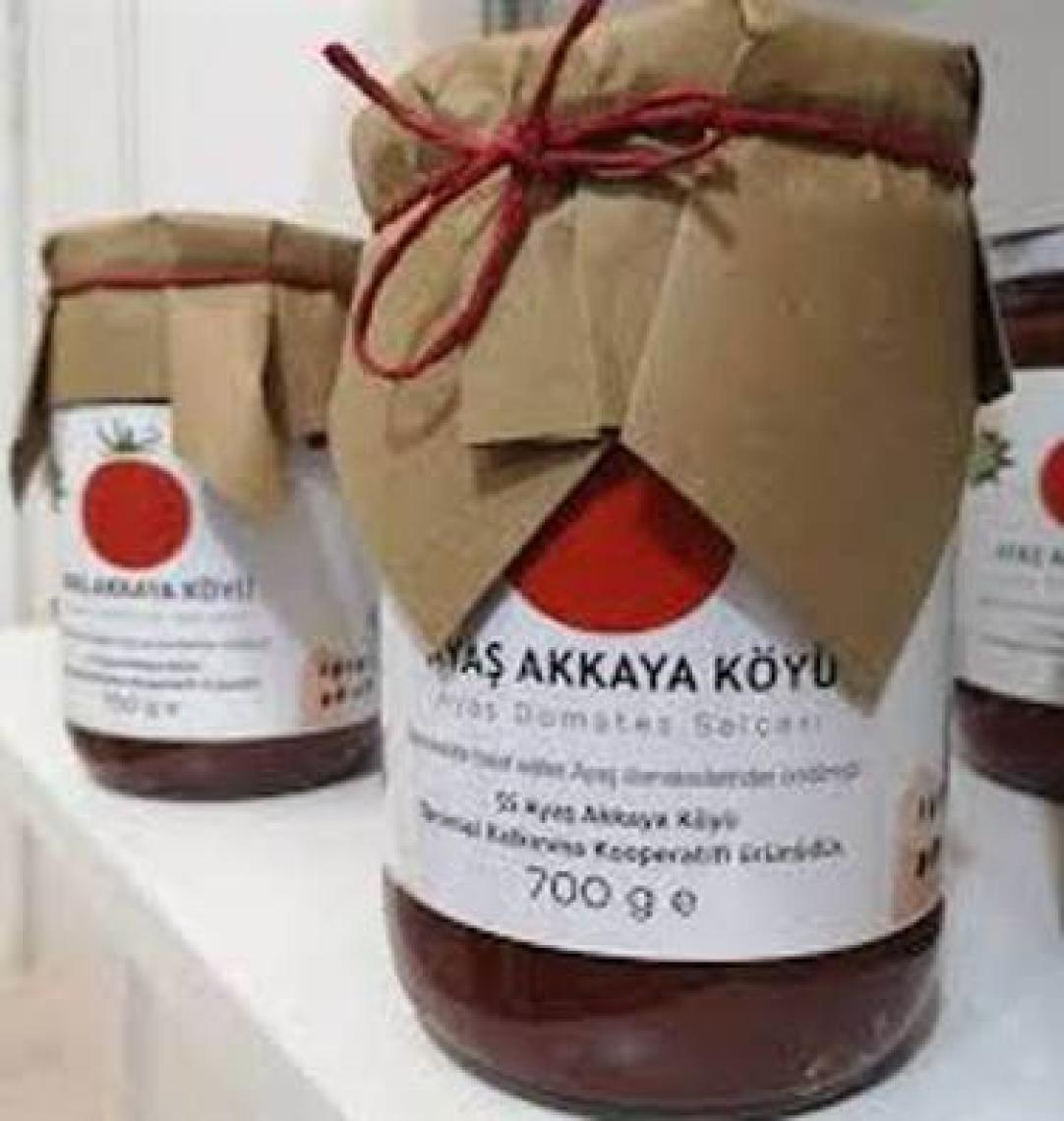 Yeni Sezon Ayaş Akkaya Köyü Domates Salçası  2024 Yaz Sezonu 680 gr