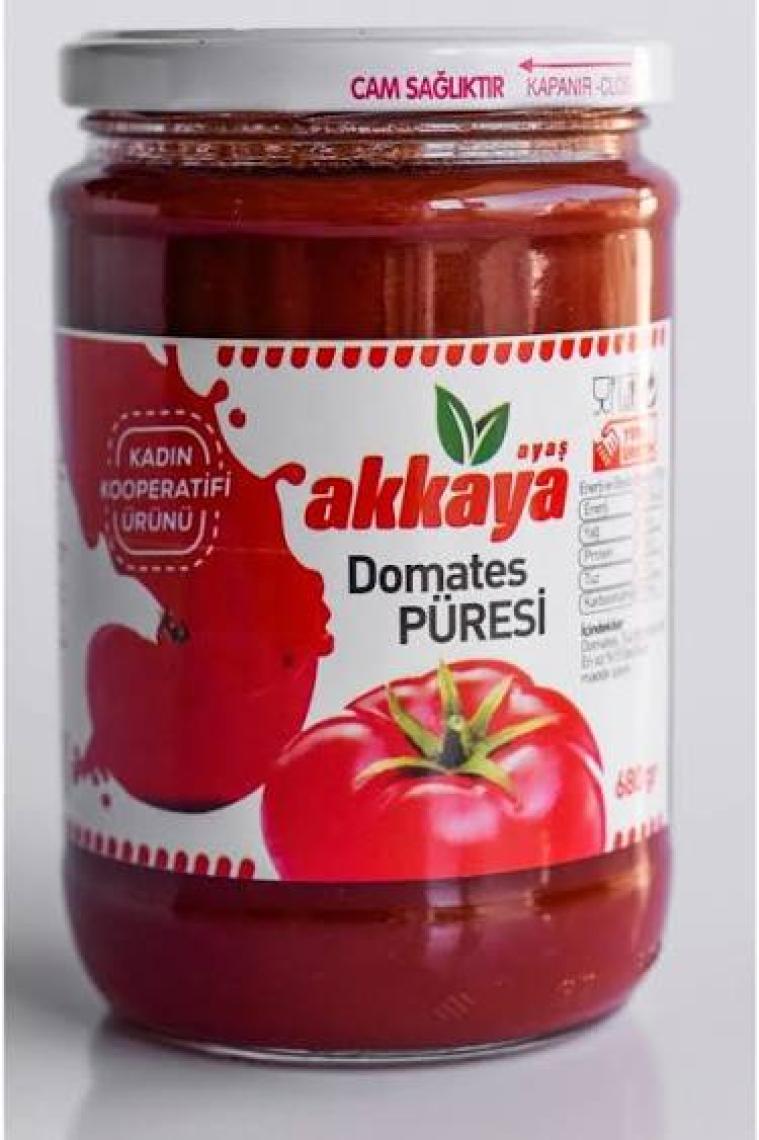 Yeni Sezon Ayaş Akkaya Köyü Domates Salçası  2024 Yaz Sezonu 680 gr