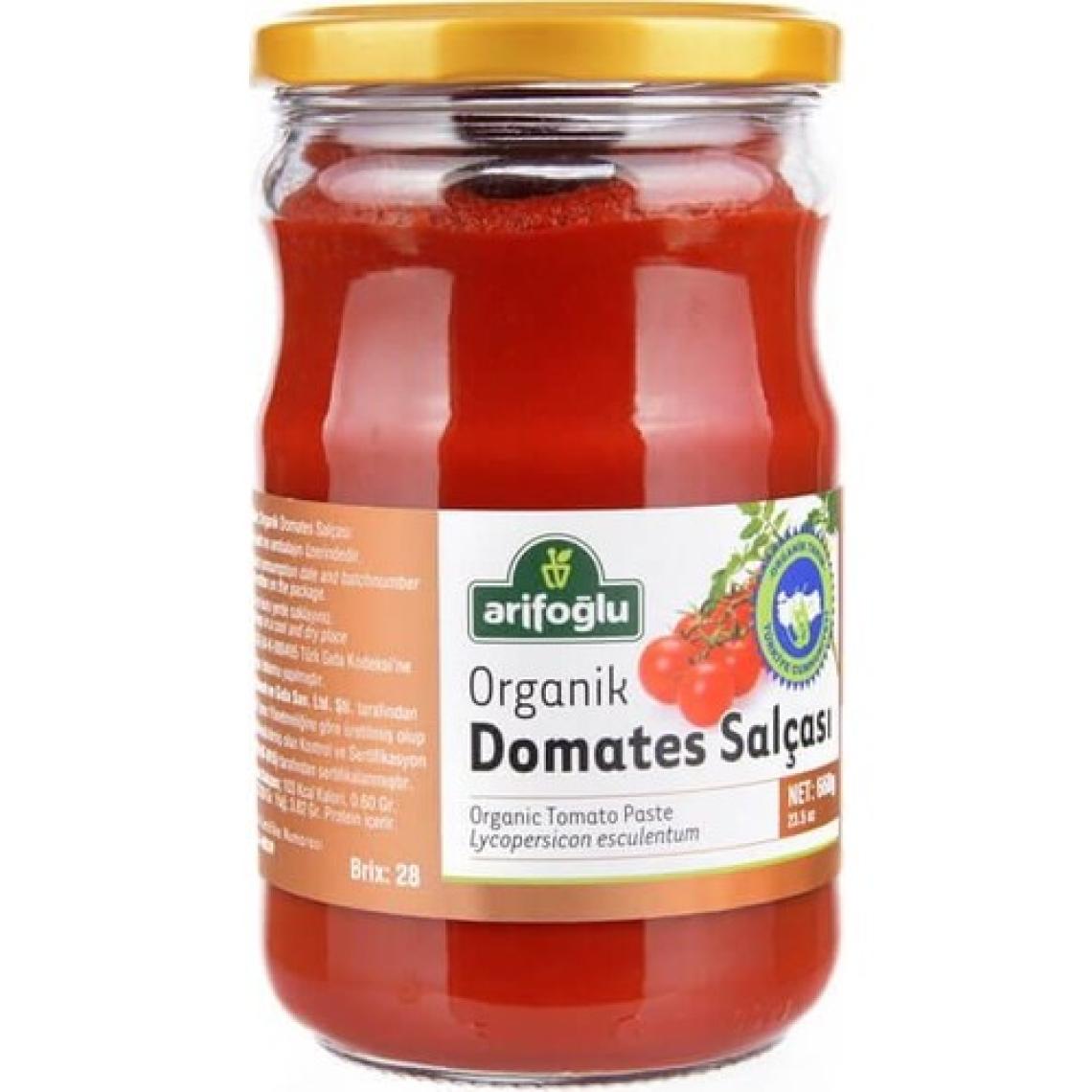 Arifoğlu Organik Domates Salçası 660 Gr