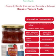 Ekoloji Market Organik Tuzsuz Domates Salçası 650 gr