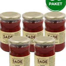 Sade Organik Domates Salçası 650 gr 5'li