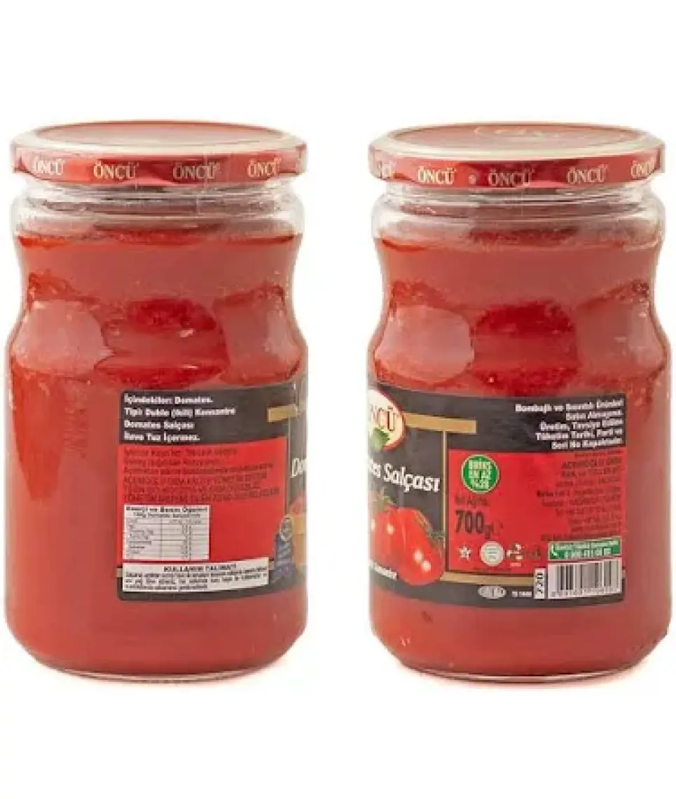 Öncü Domates Salçası Cam Kavanoz 700 gr