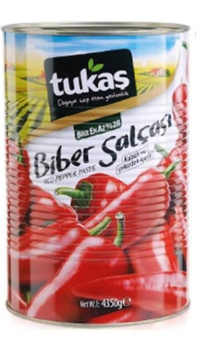Tukaş Acı Biber Salçası 4350 gr