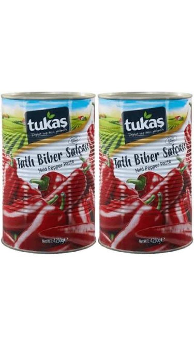 Tukaş Acı Biber Salçası 4350 gr