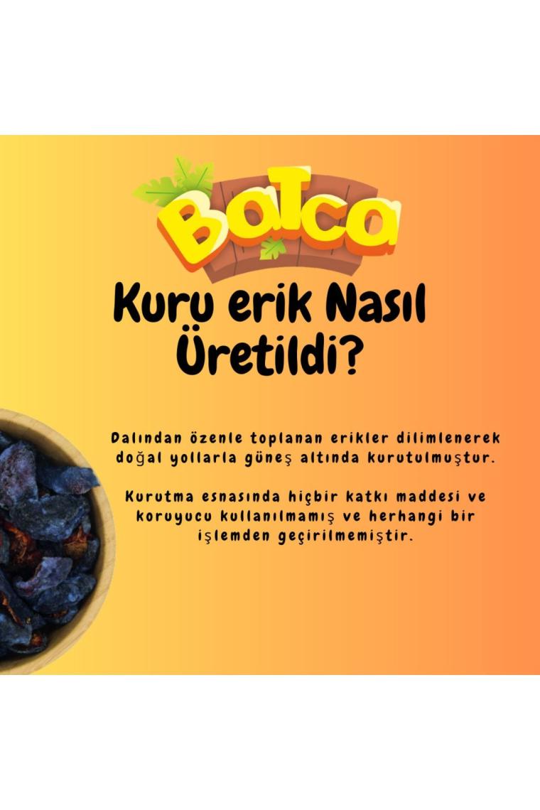 Kuru Erik 250 gr Dilimlenmiş Erik Kurusu