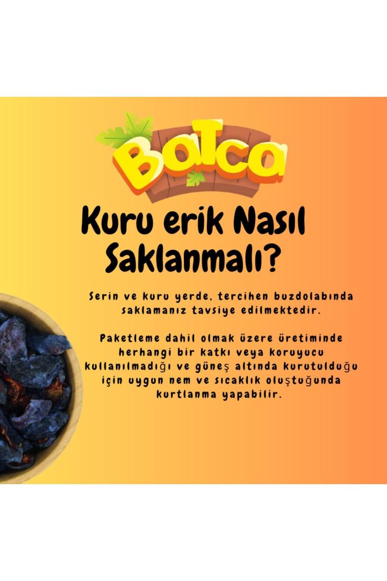 Kuru Erik 250 gr Dilimlenmiş Erik Kurusu