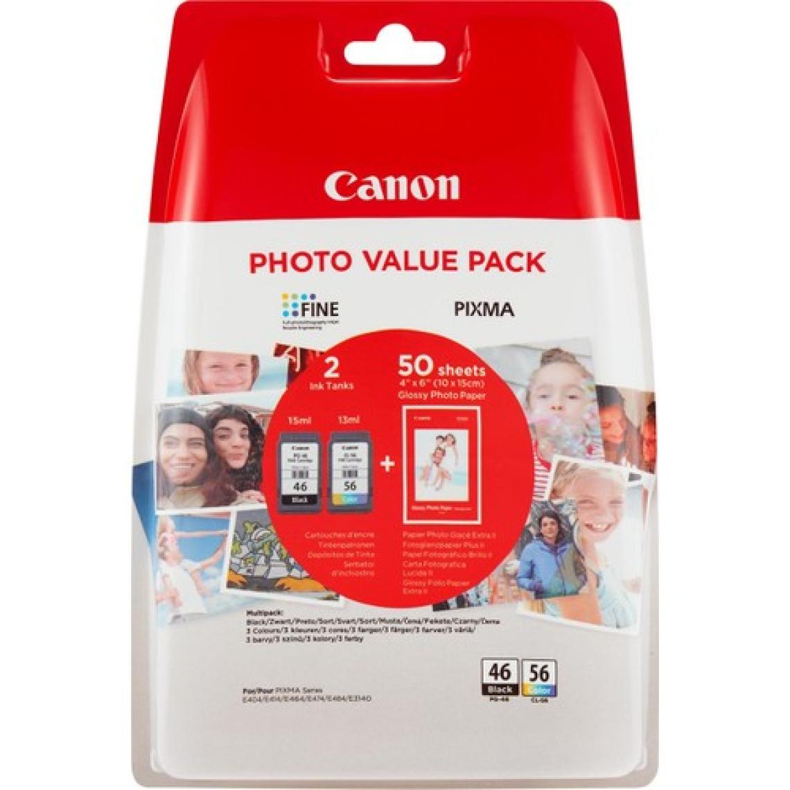 Canon PG-46/CL-56 Orijinal PHOTO VALUE PACK