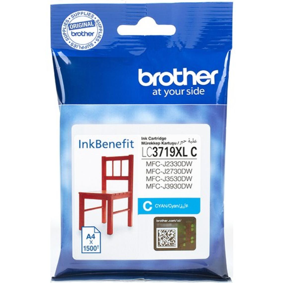 Brother LC3719XLC Mavi Kartuş