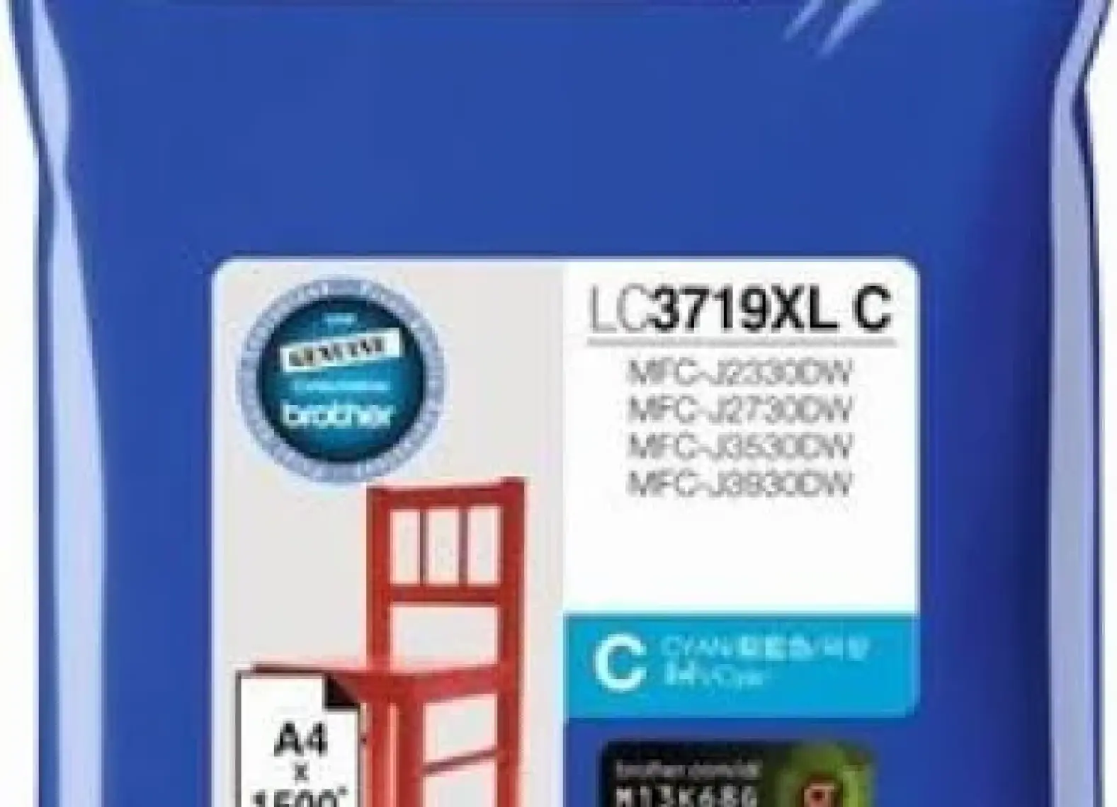 Brother LC3719XLBK Siyah Mürekkep Kartuş (3000 Sayfa)
