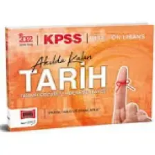 Yargı Yayınevi  KPSS 2022 Lise Ön Lisans Akılda Kalan Tarih Tamamı Çözümlü Ilaveli 5 Deneme