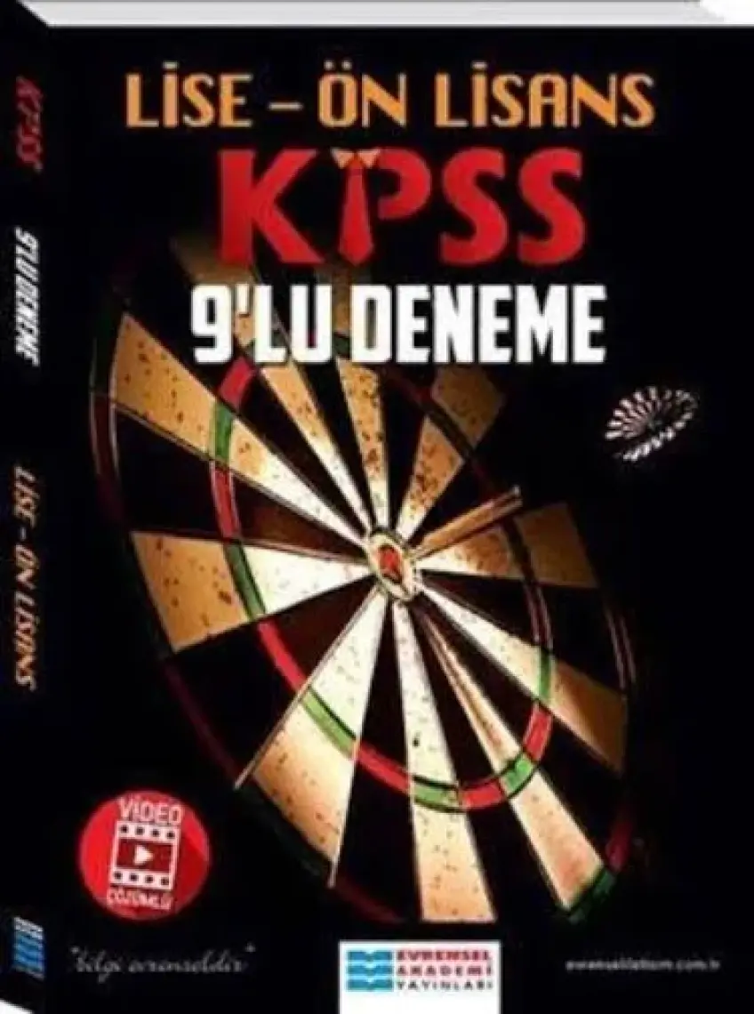 Evrensel İletişim Yayınları Lise Önlisans Video Çözümlü  9 Deneme