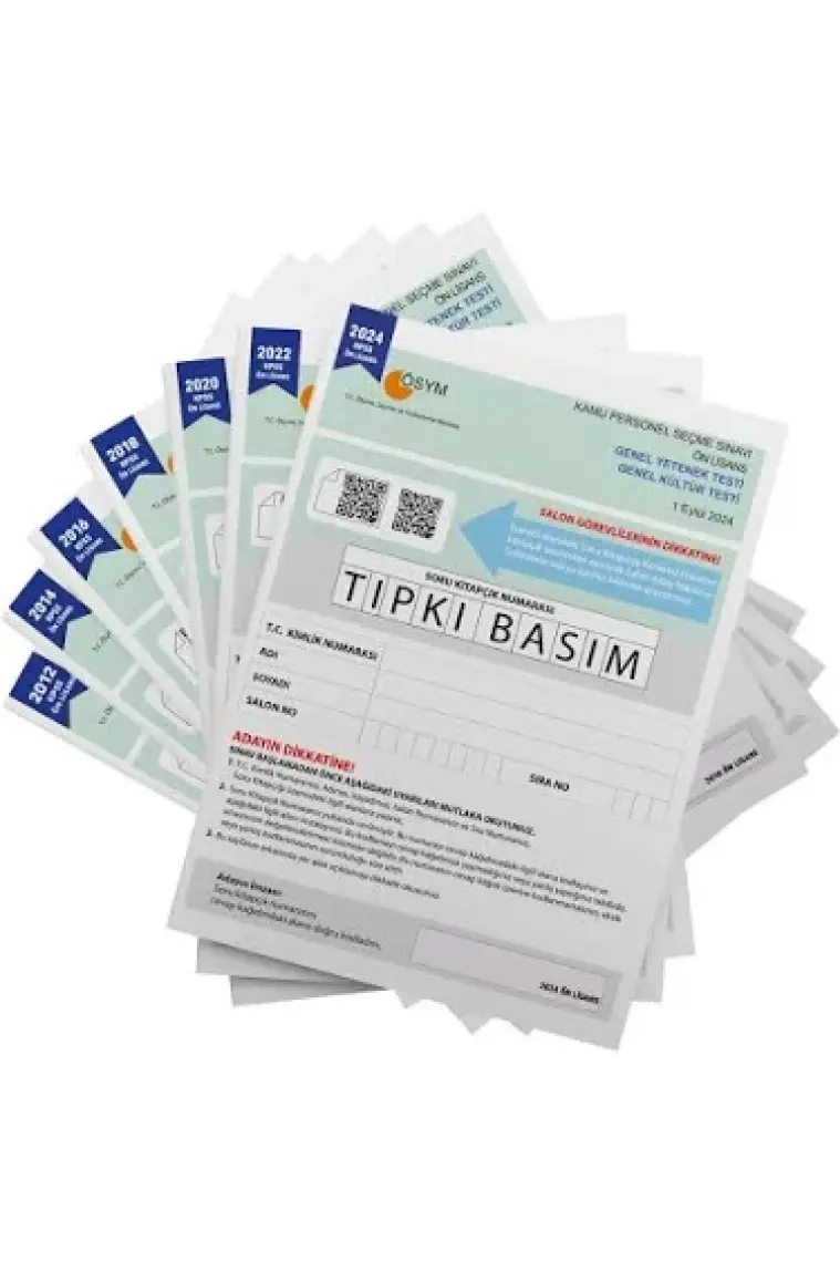 İnformal Yayınları 2026 KPSS Ön Lisans ÖSYM Çıkmış Soru Tıpkı Basım 6'lı Deneme Paketi Türkiye Geneli Dijital Çözümlü