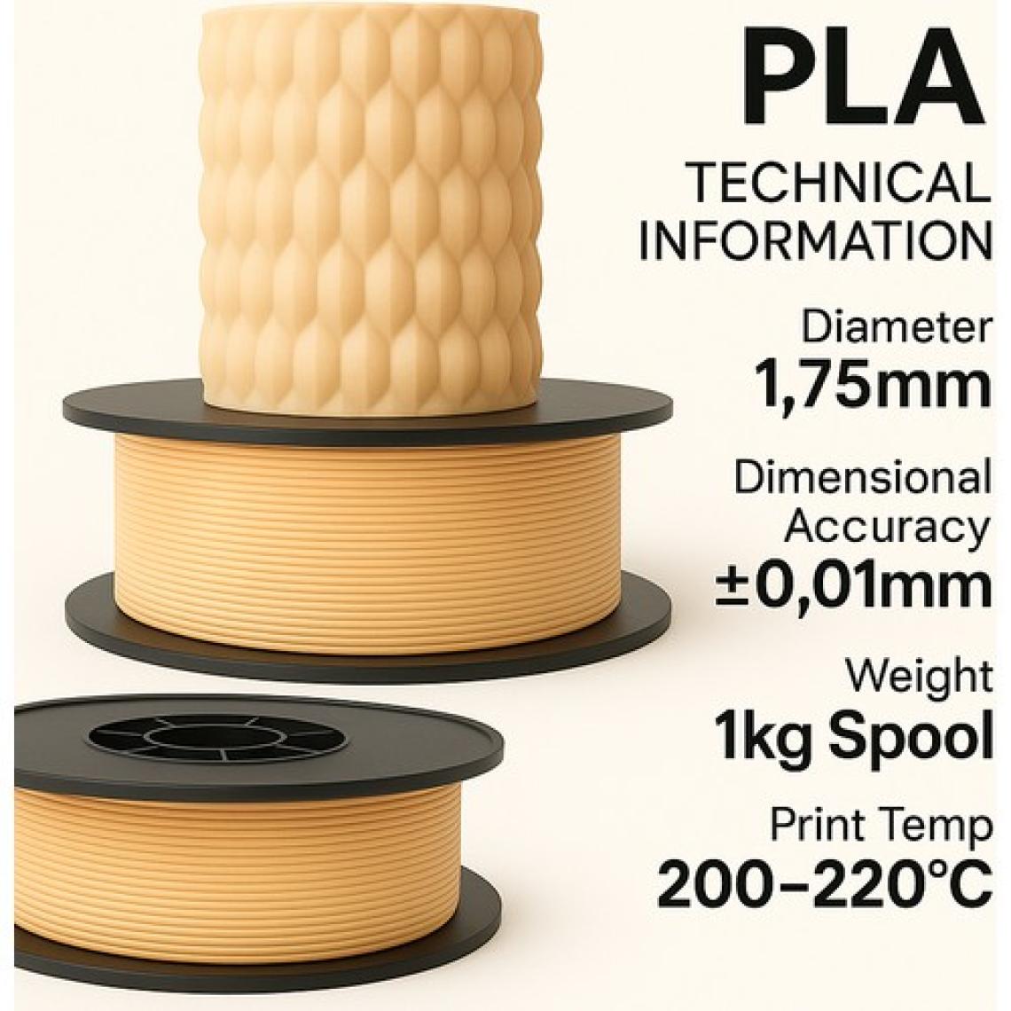 Filetto Pla+ Filament 1.75MM 1 kg