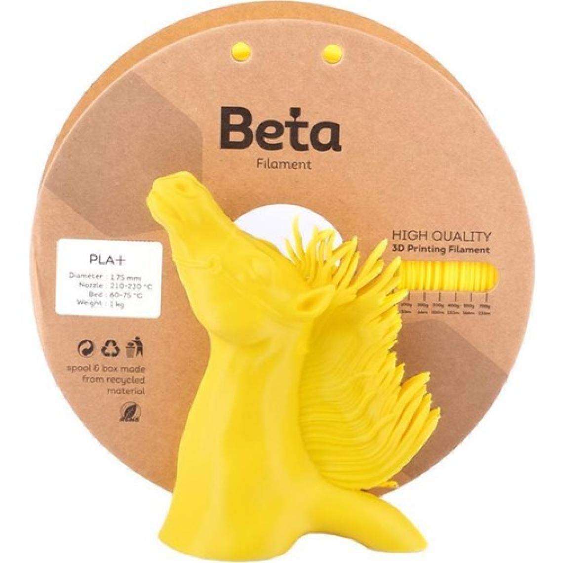 Beta Pla+ Filament Cyber Yellow