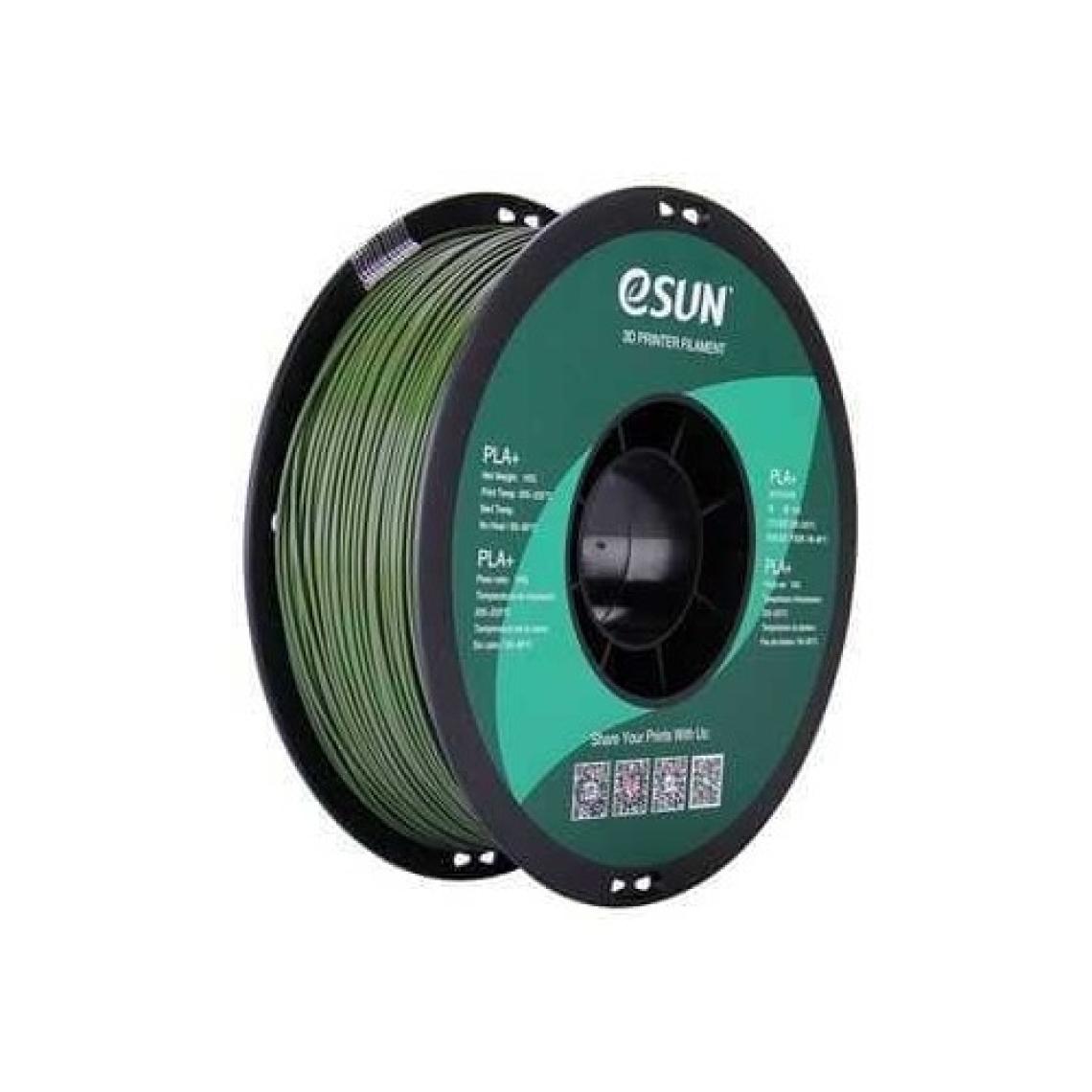 eSUN 1,75 mm PLA Plus (PLA+) Zeytin Yeşili Filament (1 KG)