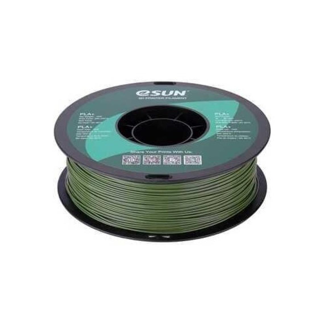 eSUN 1,75 mm PLA Plus (PLA+) Zeytin Yeşili Filament (1 KG)