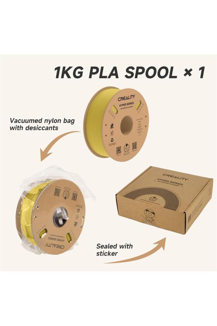 Creality Hyper Pla Filament Gold 1.75MM 1kg