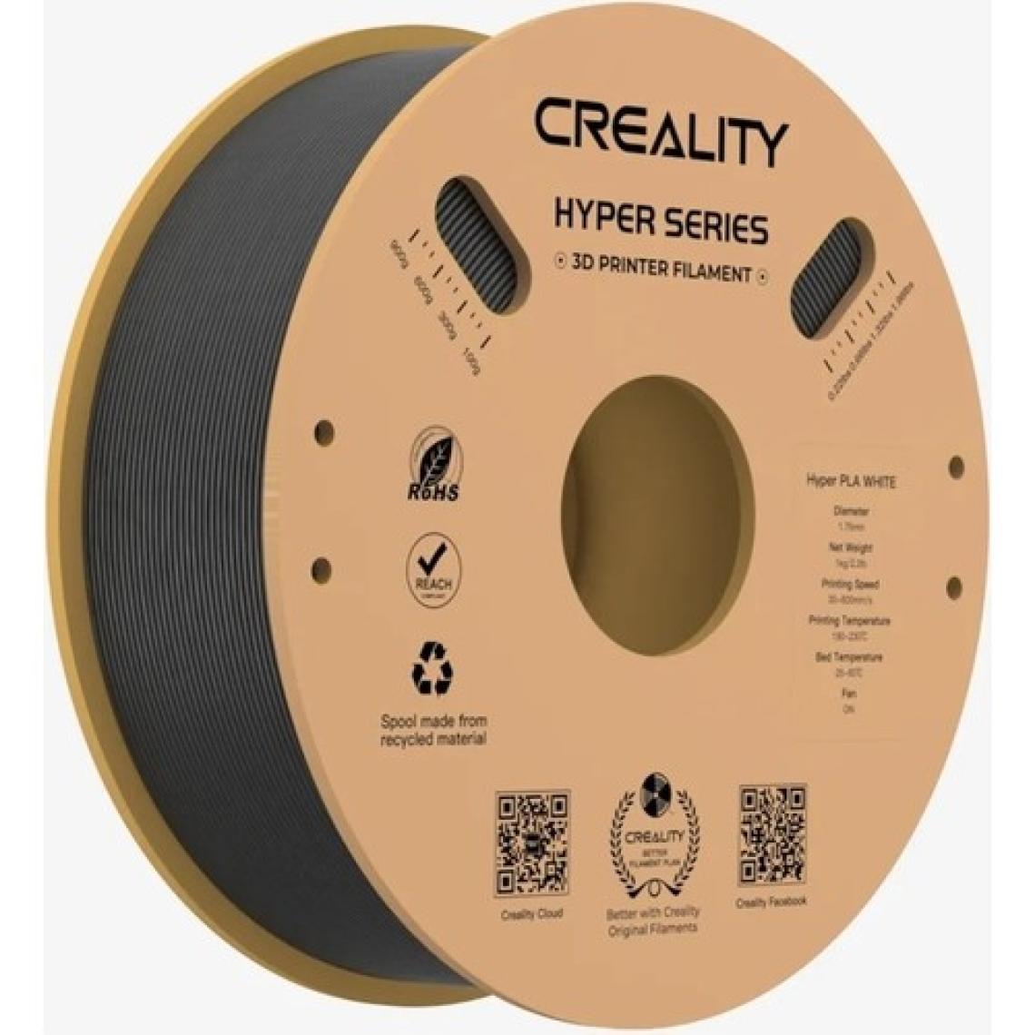 Creality Hyper PLA Filament Siyah 1.75MM 1kg