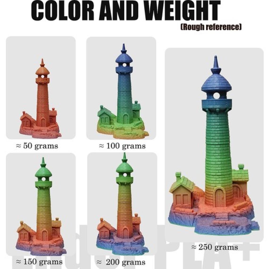 Creality Creality Ender Pla+ Filament Gökkuşağı 1.75MM 1kg Standart