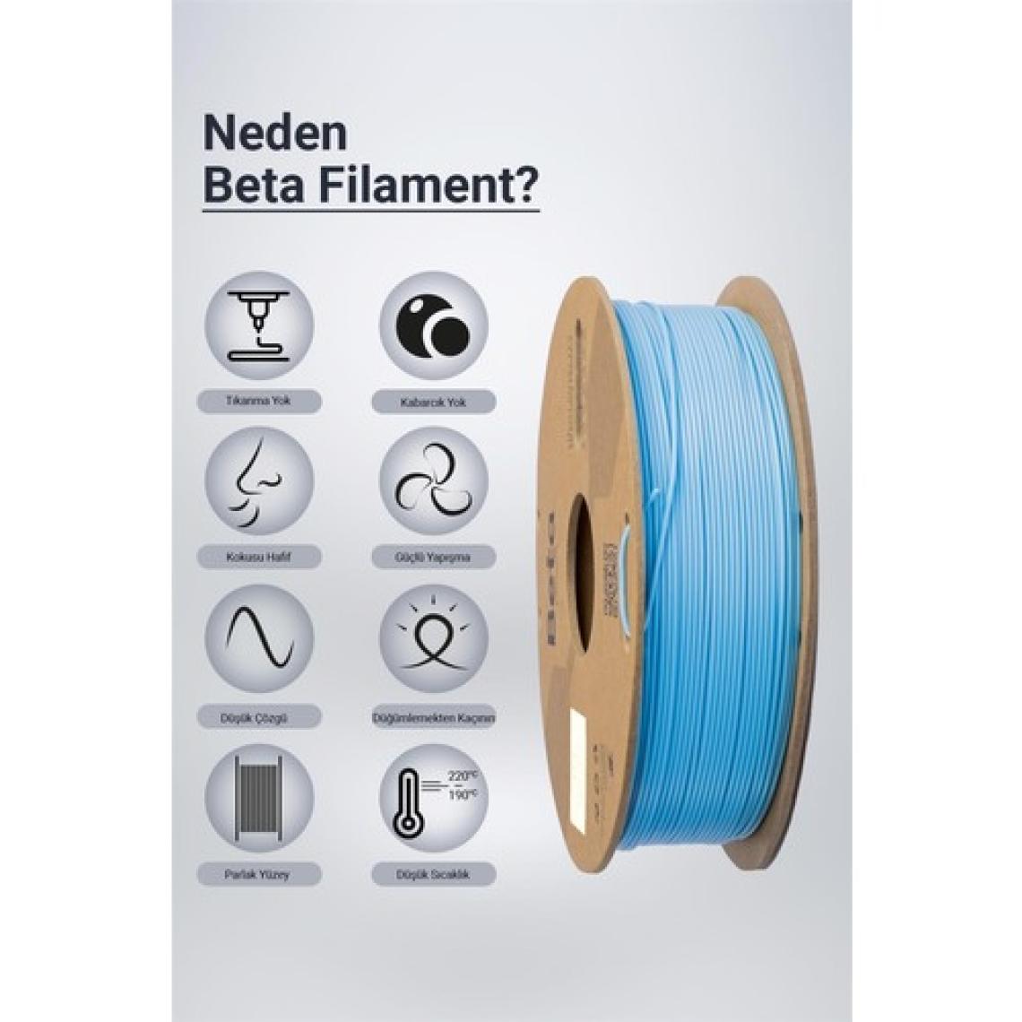 Beta Pla+ Filament Sky Blue