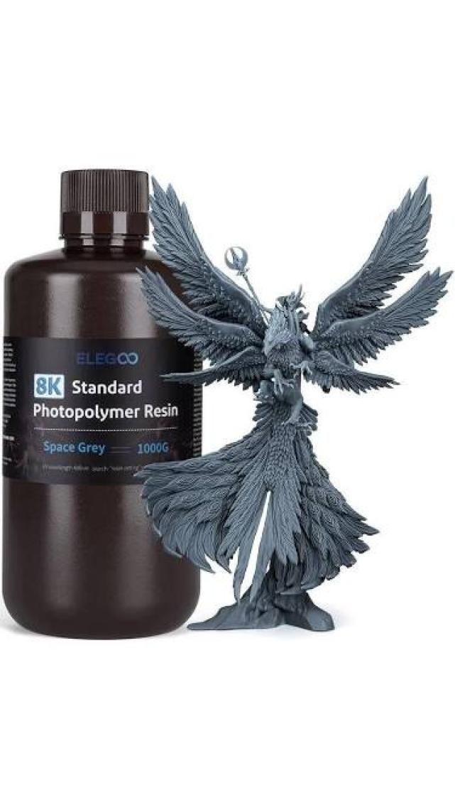 Elegoo 8k Standart Fotopolimer Reçine Uzay Grisi - 1kg