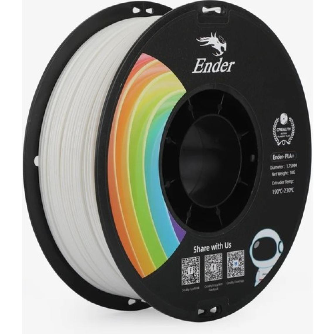 Creality Creality Ender Pla+ Filament Beyaz 1.75MM 1kg Standart