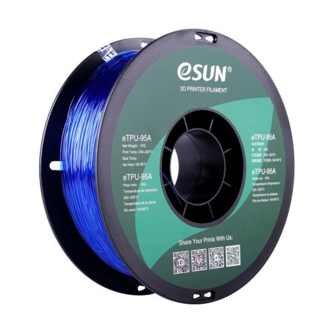 Esun 1,75 mm ETPU-95A Esnek TPU Filament (1 Kg)