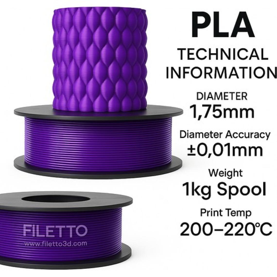 Filetto Pla+ Filament 1.75MM 1 kg