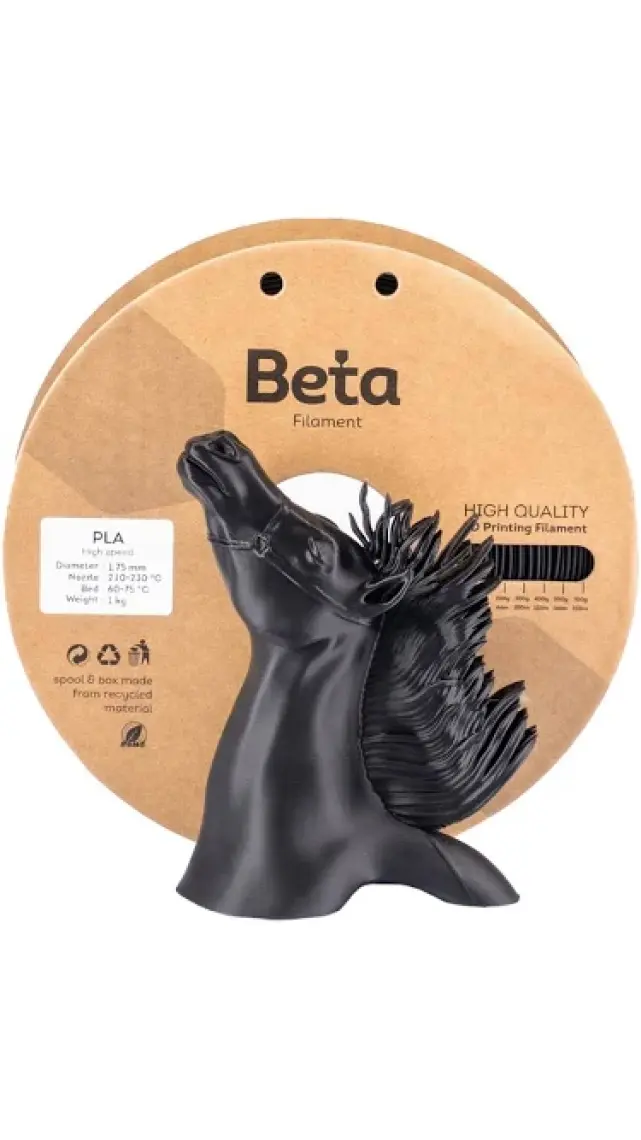 Beta Pla+ Filament Black
