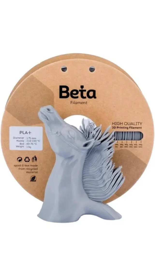Beta Pla+ Filament Grey