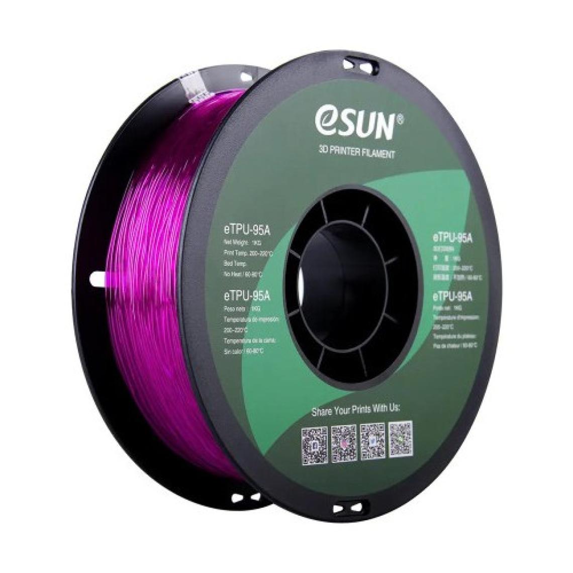 Esun 1,75 mm ETPU-95A Esnek TPU Filament (1 Kg)