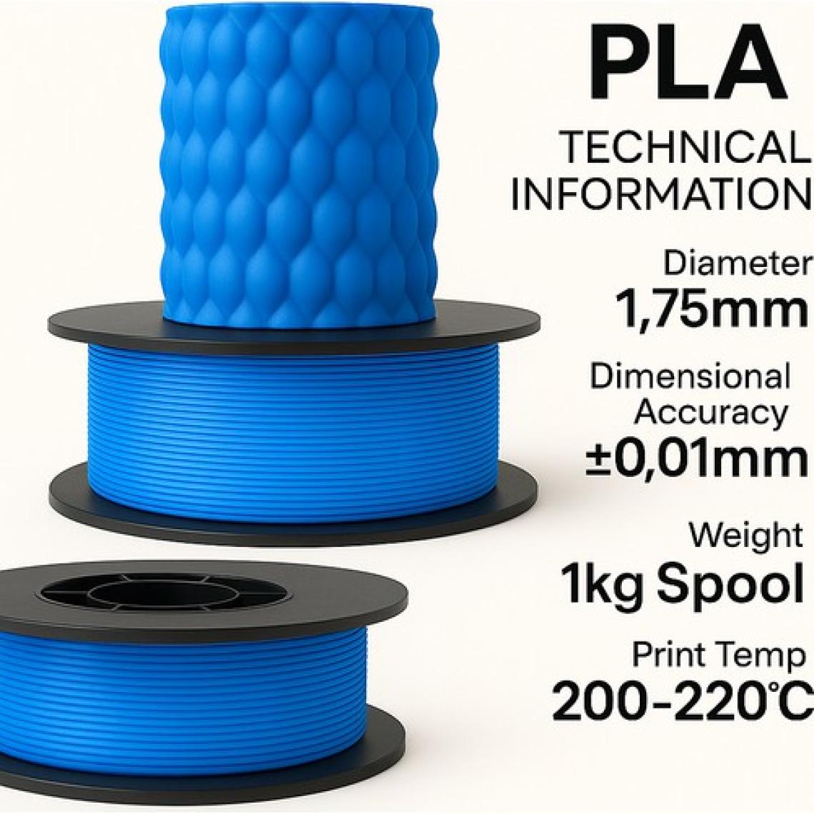 Filetto Pla+ Filament 1.75MM 1 kg