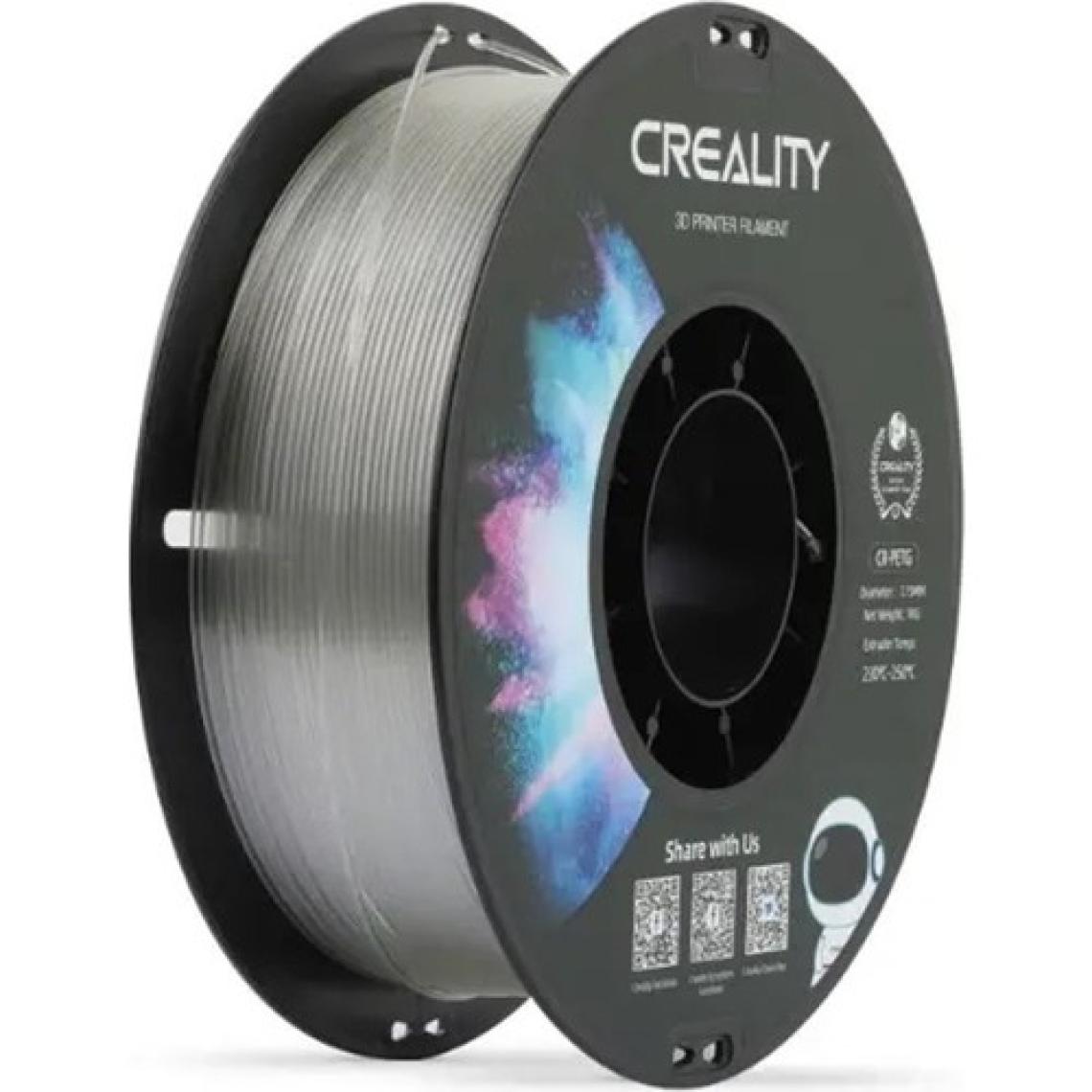 Creality  Creality Cr-Petg Transparan Filament 1.75MM 1000GR