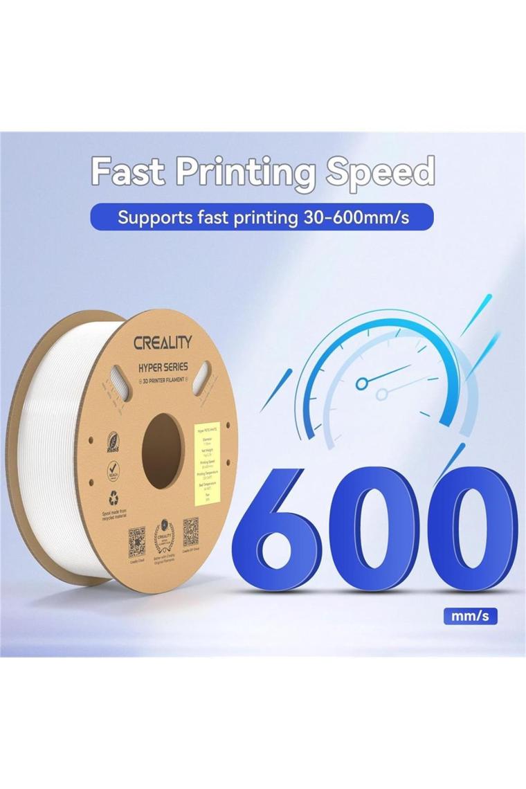 Creality Hyper Pet-g Filament Beyaz 1.75MM 1kg