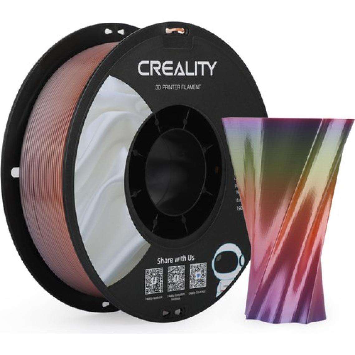 Creality Cr-Sılk Pla Filament Gökkuşağı 1.75MM 1kg Standart