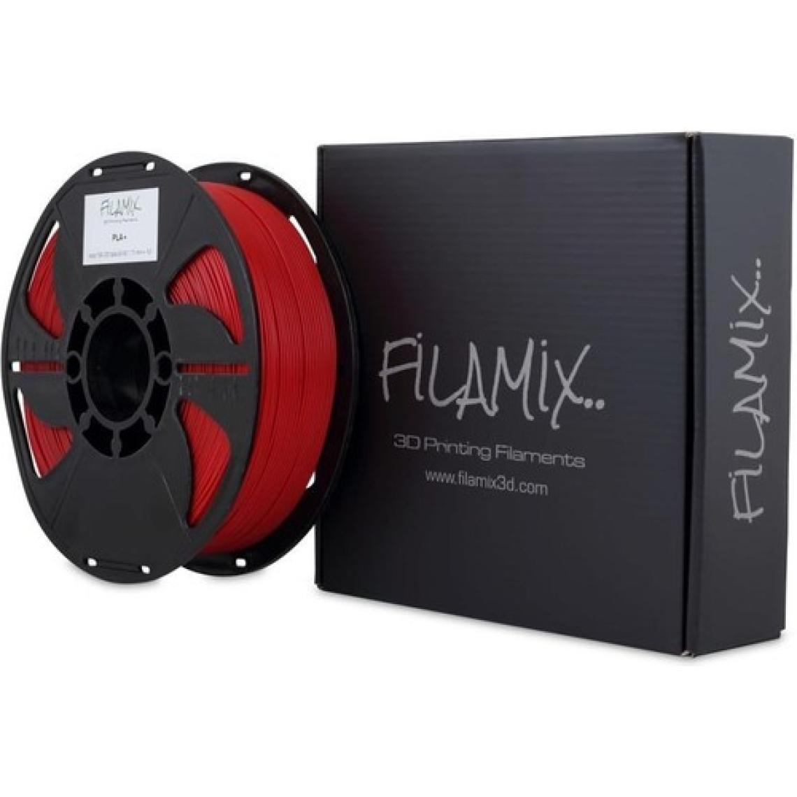 Filamix Pla + 1.75 mm Filament 1 kg Plus - Kırmızı