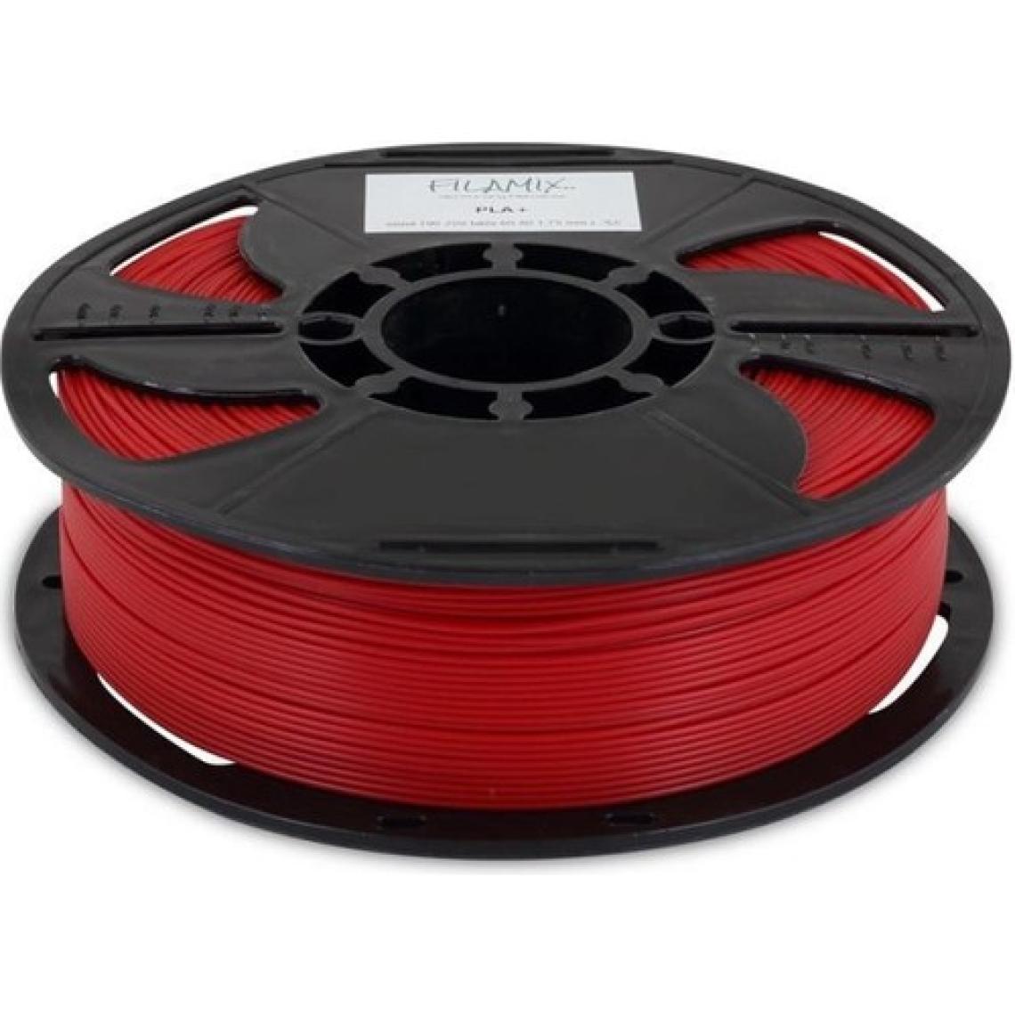 Filamix Pla + 1.75 mm Filament 1 kg Plus - Kırmızı
